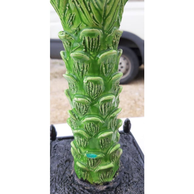 1960s Vintage French Ceramic Lamp by Jean Roger, 1960 For Sale - Image 5 of 11