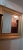 2000 - 2009 Custom Contemporary Large 44" Designer's Gold Square Gilt Wood Wide Frame Wall Mirror For Sale - Image 5 of 9