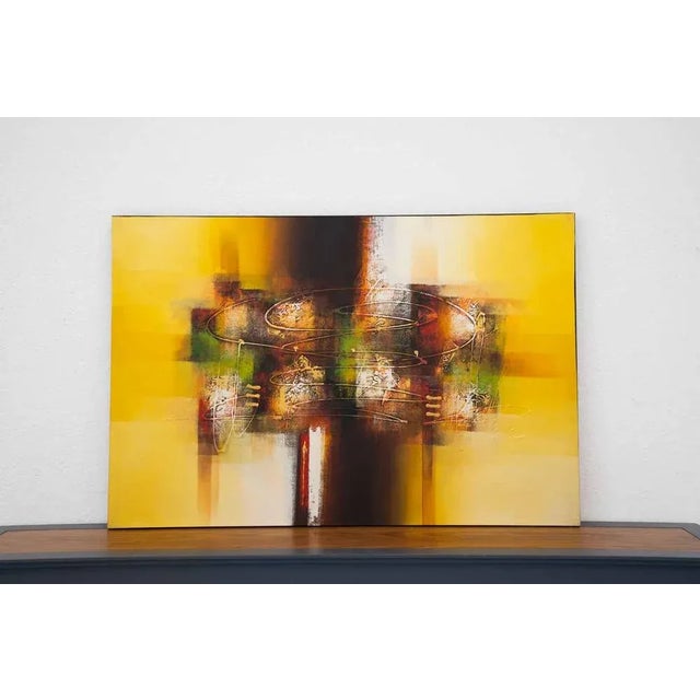 Abstract Composition, Acrylic on Canvas, 2000 For Sale - Image 11 of 11