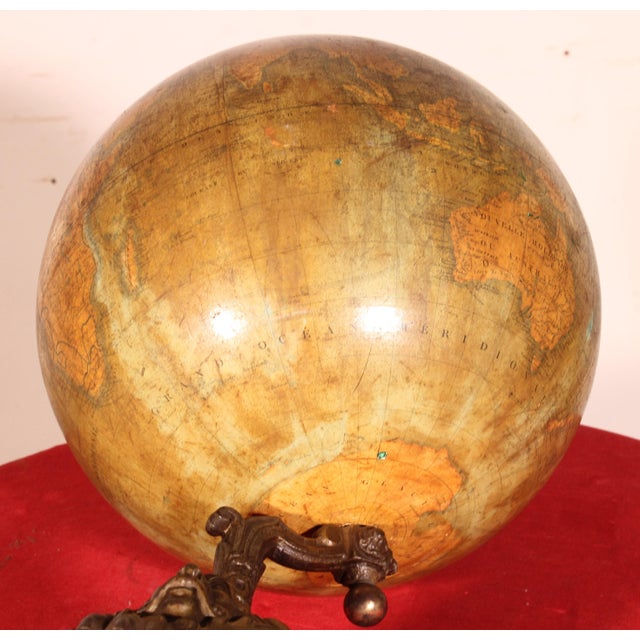 19th Century Globe from Lebègue For Sale - Image 10 of 11