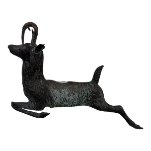 Early 20th Century Copper Stag Sculpture Signed & Dated Cushing & Company