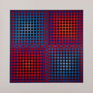 Victor Vasarely, EG 1 2, Etching