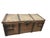 The chest is "as found" and in remarkably good condition, some beeswax will enhance the color of the oak.