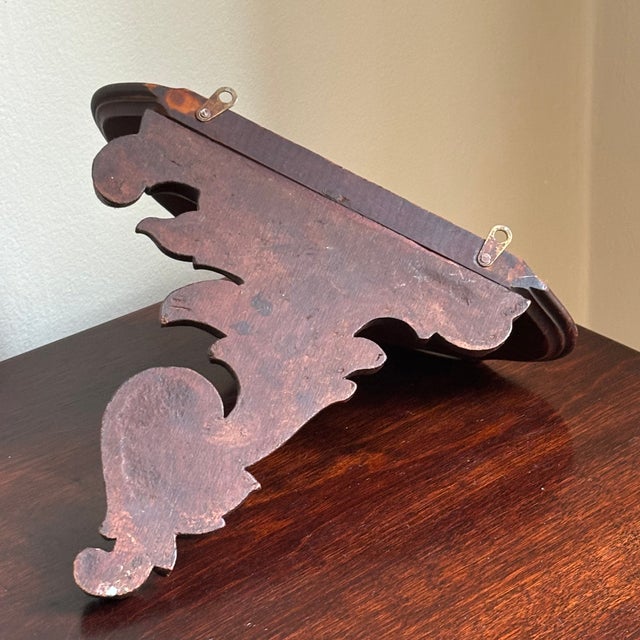 Mid-20th Century Carved Wood Rococo Wall Bracket For Sale - Image 15 of 16
