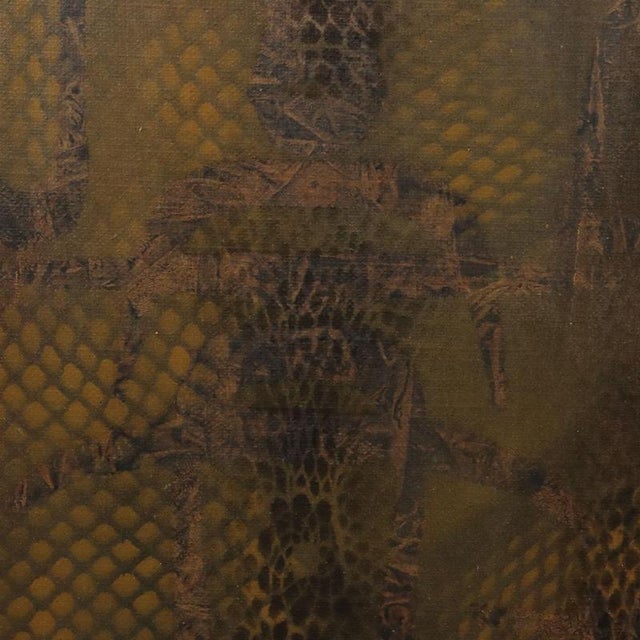 Textile Corrado Cagli, Hell, 1958, Mixed Media on Canvas, Framed For Sale - Image 7 of 13