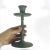 This is a gorgeous pair of vintage brass candle holders that has green verdigris patina. They are heavy weight with an...
