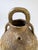 French Provincial Antique French Glazed Terracotta Walnut Oil Jug (Cruche) With Four Handles, C. 1900 For Sale - Image 3 of 17