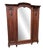 Antique Wardrobe with Linen Compartments, 1910 For Sale