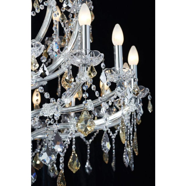 Maria Theresa 45 Lights Gold and Silver Chandelier by Aggiolight For Sale - Image 6 of 8