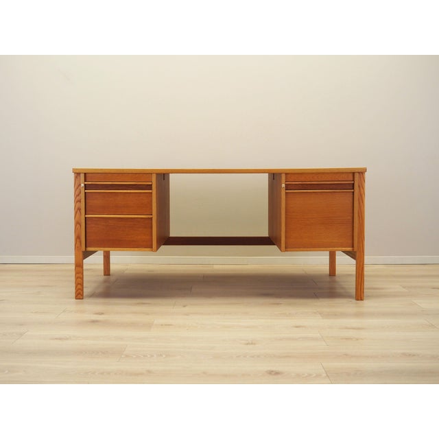 1970s Norwegian Ash Desk, 1970s For Sale - Image 5 of 18