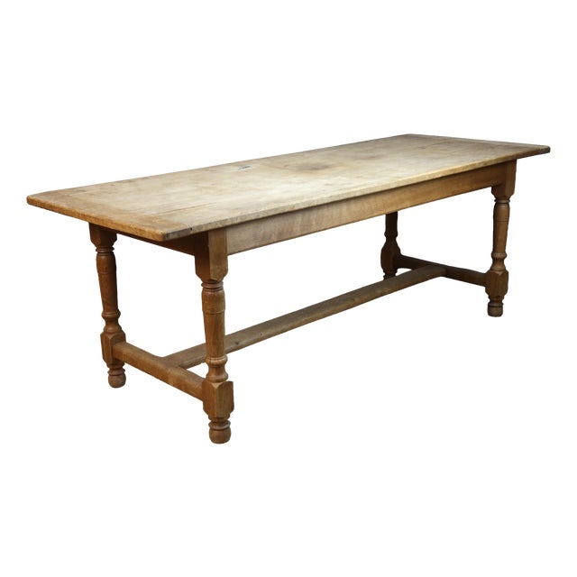 20th Century Oak Dining Table, 1950s For Sale