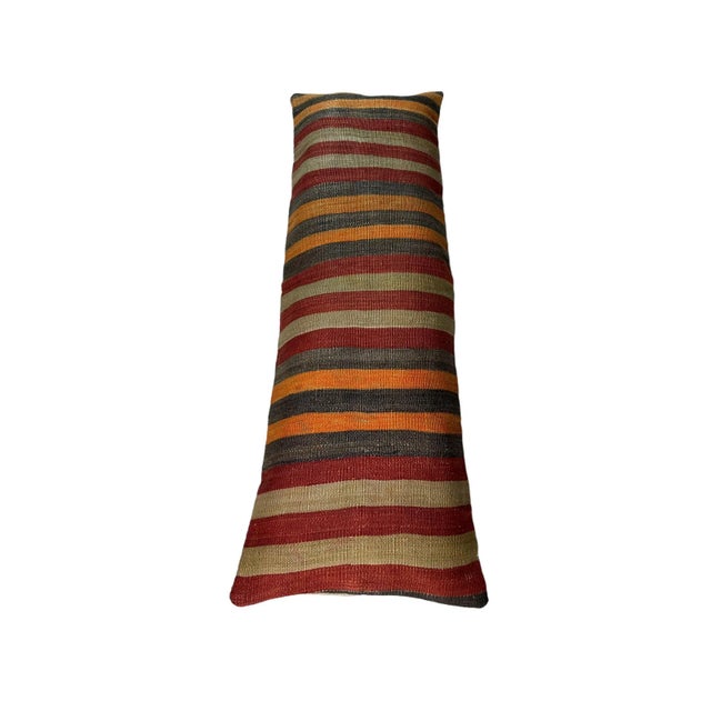 Vintage Turkish Kilim Cushion Cover For Sale - Image 3 of 11
