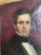 Quite striking, original early oil on canvas portrait painting of an extremely handsome young gentleman, framed in a...