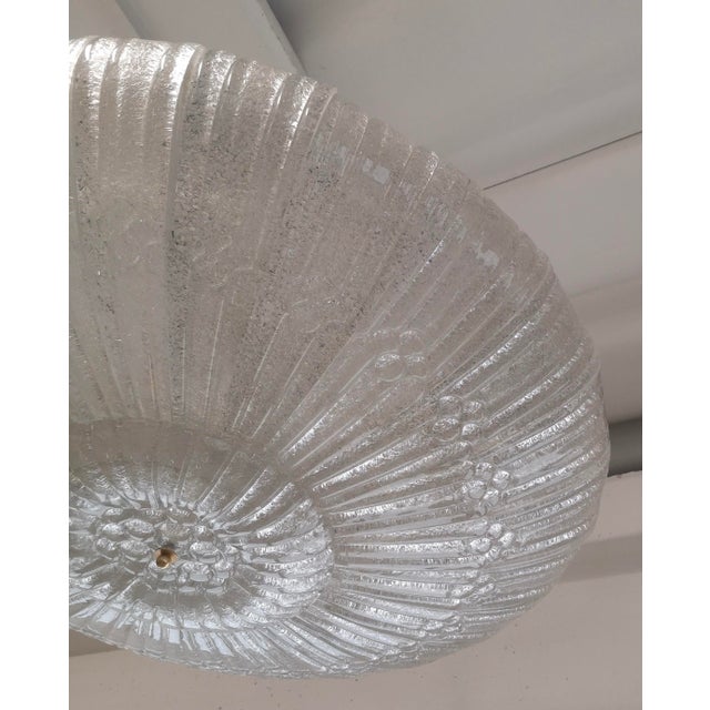 2000 - 2009 Italian White Murano Glass Pendant, 2000 For Sale - Image 5 of 11