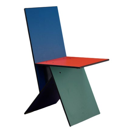 Postmodern Vilbert Side Chair by Verner Panton, 1990s For Sale