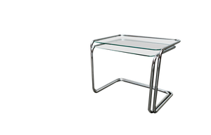 Mid-Century Space Age Glass Nesting Tables, 1960s, Set of 2