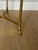 Brass Mid-Century Italian Style Brass & Glass Cocktail Table With Sculptural Hooved Feet For Sale - Image 8 of 8