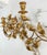 Vintage Italian Hollywood Regency Style Gilt Leaf Wall Sconce For Sale - Image 4 of 6