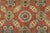 Kazak Rug 8’10” X 12’2” Red Wool Traditional Hand-Knotted Oriental Carpet For Sale In Philadelphia - Image 6 of 15