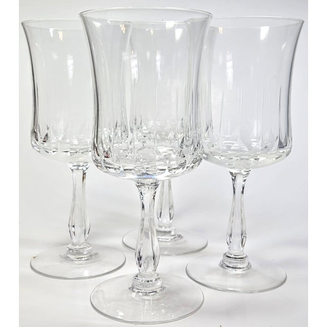 This delicately cut crystal is diamond bright and comes complete with the 3 c's- cut, color and clarity. Each glass is...