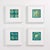 Royal Malachite by Daria Aksenova | Hand cut, suspended, layered coloured paper geometric patterns For Sale