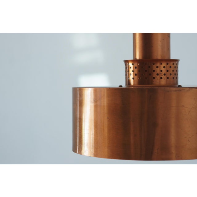 Copper T292 Ceiling Lamp by Hans-Agne Jakobsson for Hans-Agne Jakobsson Ab Markaryd, 1950s For Sale - Image 4 of 7