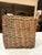 Vintage Kubu Rattan, Rare One Handled, Almost Square Gathering Basket for Cottage Core & Farmhouse Decor - See Pictures! For Sale In New Orleans - Image 6 of 9