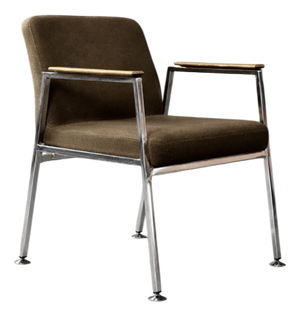 Mid-Century Modern German Brown Conference Chair from Drabert, 1970s