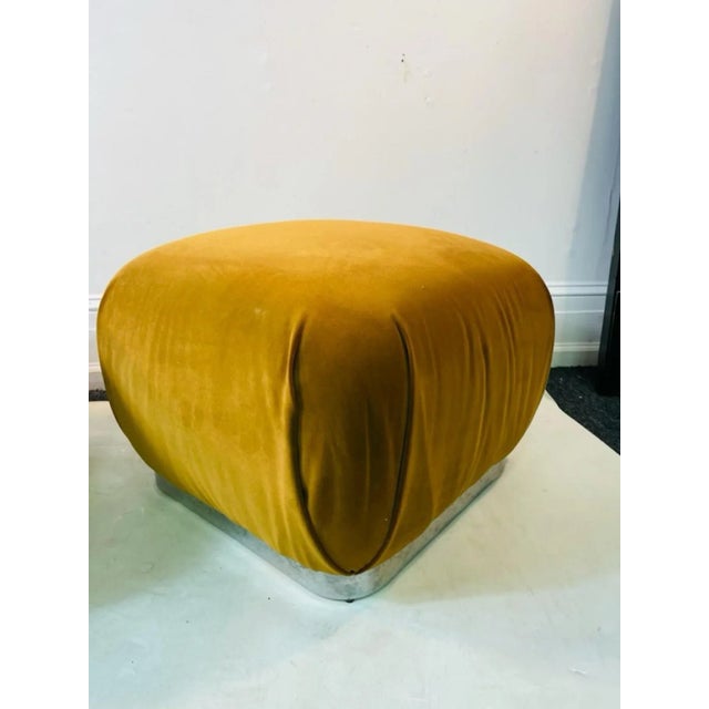 1980s Modern Souffle Stools in the Manner of Karl Springer - A Pair For Sale In Philadelphia - Image 6 of 10