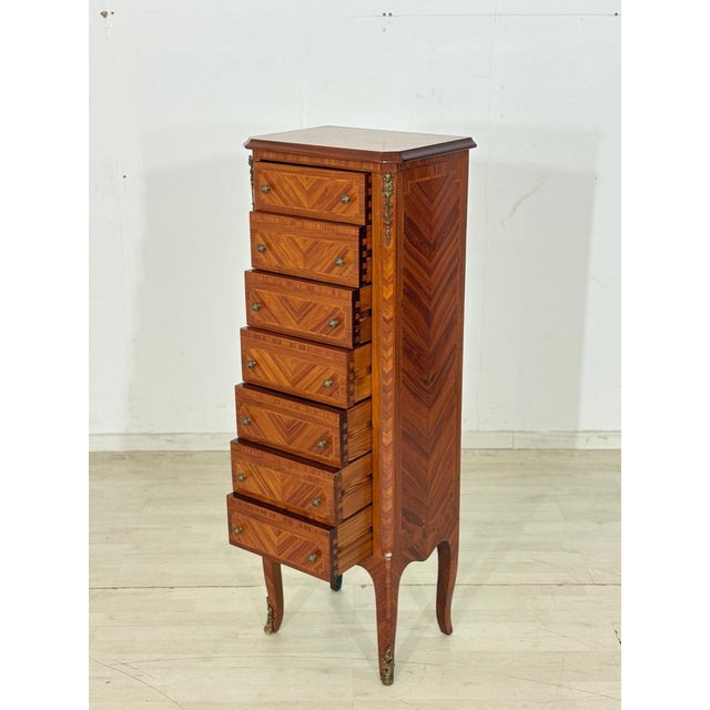 Baroque Style Chest of 7 Drawers For Sale - Image 4 of 10