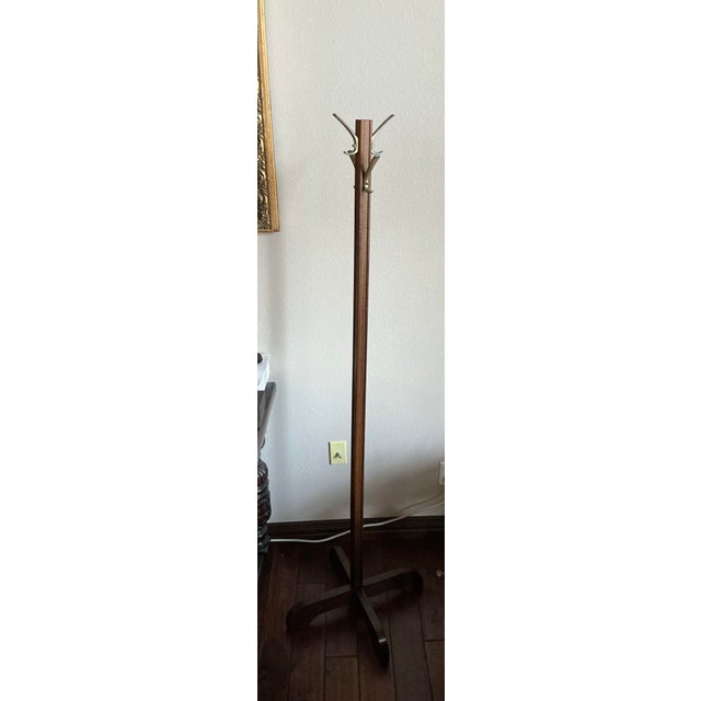 Vintage Solid Wood Coat/Hat Rack For Sale In Dallas - Image 6 of 10