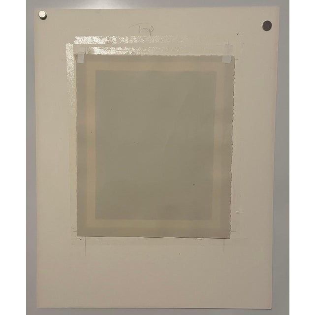 1980s John Rozelle, Grant Series Torn Paper Collage Painting African American Artist John Rozelle, 1988 For Sale - Image 5 of 5