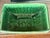 Vintage McCoy Usa Green Grapevine Planter, Footed Rectangular Jardiniere For Sale - Image 4 of 4