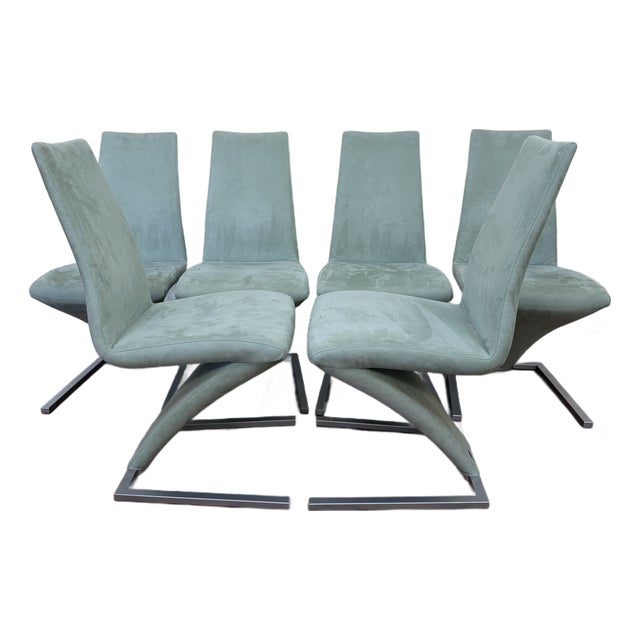 Rolf Benz 7800 Cantilever Dining Chairs Set For Sale