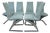 Rolf Benz 7800 Cantilever Dining Chairs Set For Sale