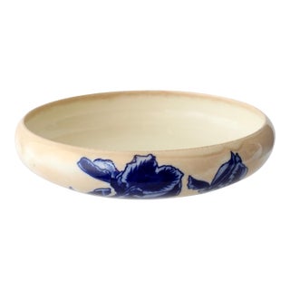 Flow Blue Royal Doulton Centerpiece Bowl For Sale