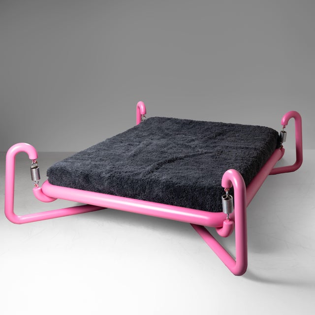 Pink Spring Bed by Marzio Cecchi, 1970 For Sale - Image 11 of 15