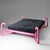 Pink Spring Bed by Marzio Cecchi, 1970 For Sale - Image 11 of 15