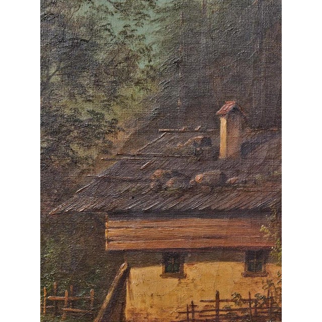 Oil on canvas, signed lower left: E. BOEHM Frame: original, gilded, richly profiled Dimensions: with frame: height 78 cm,...