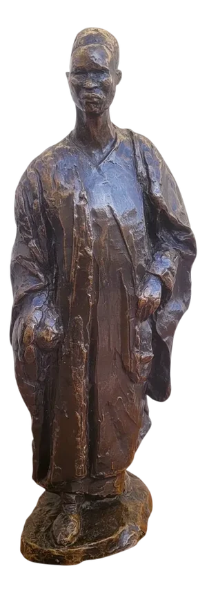 EA Leroy, Cameroonian Woman, Early 20th Century, Bronze