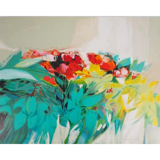 Claude Hemeret, Florals, Lithograph For Sale - Image 6 of 6
