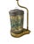 Late 19th Century Late 19th Century English Green Tole Tea Canister Lamp on Custom Stand For Sale - Image 5 of 8