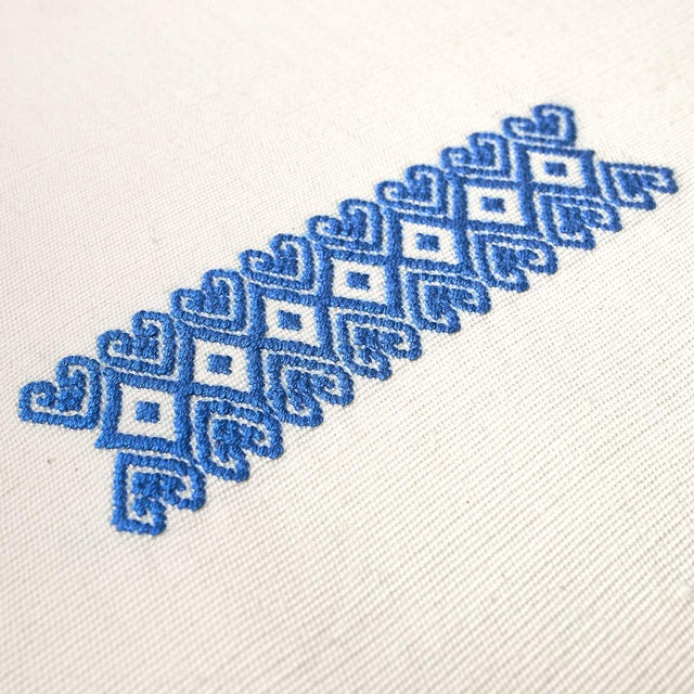 Schumacher Sample - Schumacher Balamil Hand Woven Panel in Multi on Ivory For Sale - Image 4 of 5