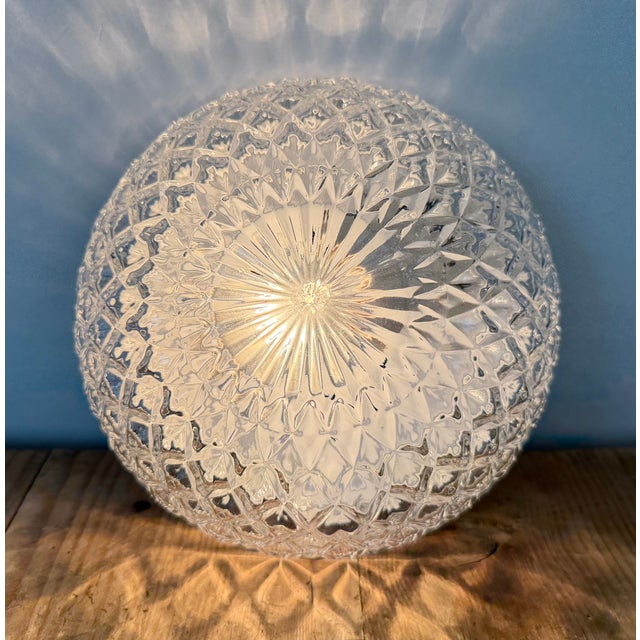 Vintage Glass Wall Light, 1970s For Sale - Image 12 of 17