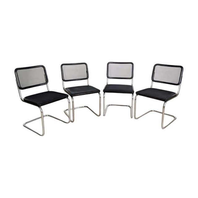 S32N Chairs in Mesh from Thonet, Set of 4 For Sale - Image 11 of 11