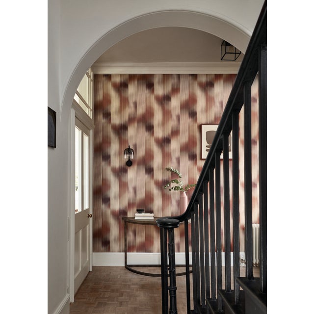 Do you see a modern ikat or headlights blurred by the rain? One thing‚Äôs for sure this contemporary vinyl wallcovering...