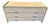 Vintage Cerused Pencil Reed 6 Drawer Dresser For Sale