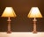 Stone Small Classic Greek Pink Marble Table Lamps, Italy, 1980s, Set of 2 For Sale - Image 7 of 8