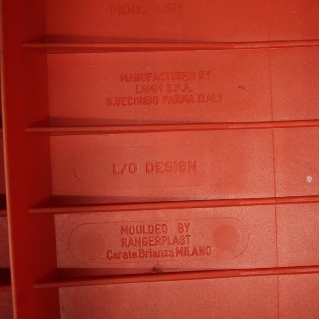 Red City Chairs by Lucci & Orlandini for Lamm, 1980s, Set of 2 For Sale - Image 6 of 13