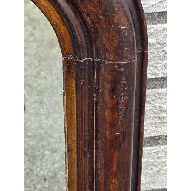 19th Century Victorian Walnut, American Made Mirror Original Paint. For Sale - Image 13 of 17